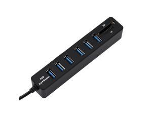 Plugadget USB HUB 3.0 Multi USB Splitter 3.0 USB Hab SD TF Card Reader Multiple USB HUB for Computer Laptop Plugadget USB HUB 3.0 Multi USB Splitter 3.0 USB Hab SD TF Card Reader Multiple USB HUB for Computer Laptop