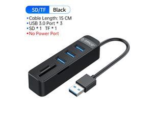 Plugadget 3 Port USB 3.0 2.0 Hub Expander Adapter TF SD Card Reader All In One For PC Computer Plugadget 3 Port USB 3.0 2.0 Hub Expander Adapter TF SD Card Reader All In One For PC Computer