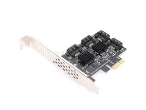 Plugadget PCI-e PCIE to SATA Card PCI-E Adapter PCI Express to SATA 3 Converter 4 Port SATA III 6G Expansion Controller Card Adapter IPFS Plugadget PCI-e PCIE to SATA Card PCI-E Adapter PCI Express to SATA 3 Converter 4 Port SATA III 6G Expansion Controller Card Adapter IPFS