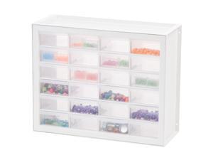 IRIS 24 Drawer Parts Cabinet, White