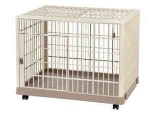 IRIS Extra Small Plastic Animal Cage, Tan IRIS Extra Small Plastic Animal Cage, Tan