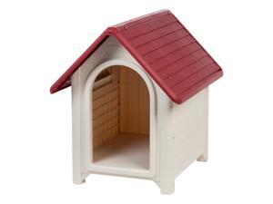 IRIS Plastic Dog House, Red IRIS Plastic Dog House, Red