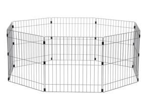 IRIS 24" Wire Pet Pen, Silver IRIS 24" Wire Pet Pen, Silver