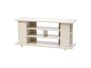IRIS Large TV Stand with Wheels, White