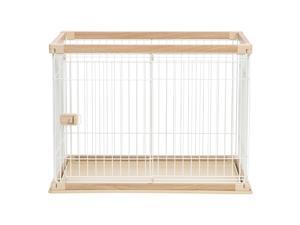 IRIS Medium Wire Open Pet Pen, Brown/White IRIS Medium Wire Open Pet Pen, Brown/White