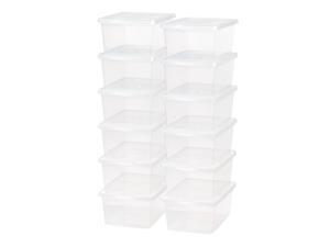 17 Quart Clear Storage Box, 12 Pack 17 Quart Clear Storage Box, 12 Pack