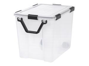 IRIS 103 Quart WEATHERTIGHT® Storage Box, Clear