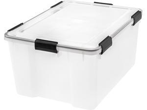 IRIS 62 Quart WeatherPro Storage Box, Clear