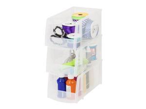 IRIS Medium Bin, 8 Pack, Clear IRIS Medium Bin, 8 Pack, Clear