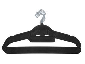 IRIS Non-Slip Clothes Hanger, Black, Set of 10 IRIS Non-Slip Clothes Hanger, Black, Set of 10