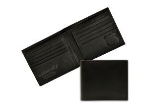ASHLIN Men's Bifold Wallet - Best RFID Blocking wallet | 100% Lambskin Napa | Midnight Black (RFID5728-07-01)