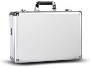 Zeikos Deluxe Medium Hard Shell Case with Extra Padding Foam for Cameras - Travel, and Storage Case Gear, Equipment, and Lenses - Canon, Nikon, and Many More DSLR Cameras