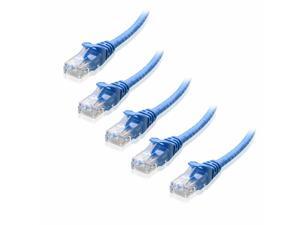 CAT6 Ethernet Cable LAN Network RJ45 Internet Patch Cord 10 Pack Blue 5ft CAT6 Ethernet Cable LAN Network RJ45 Internet Patch Cord 10 Pack Blue 5ft