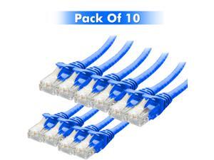 10 Pack 3.5 Meter 11.5 Ft CAT6 Ethernet Network LAN Router Patch Cable Cord Blue 10 Pack 3.5 Meter 11.5 Ft CAT6 Ethernet Network LAN Router Patch Cable Cord Blue