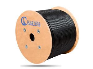 Cmple Cat-5E Bulk Cable 350MHz UTP 24AWG Bare Copper CMR Rated 1000FT Green