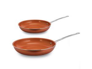Ceramic Coated Copper NonStick 8 and 10 Fry Pan Ceramic Coated Copper NonStick 8 and 10 Fry Pan