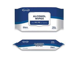 Personal Ethyl Alcohol Wipes, 6 x 8, White, 50/Pack SA05024PK Personal Ethyl Alcohol Wipes, 6 x 8, White, 50/Pack SA05024PK