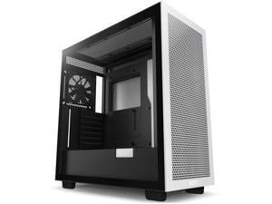 NZXT H7 Flow White  Black  MidTower Airflow PC Gaming Case  Tempered Glass  Enhanced Cable Management