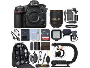 Nikon D850 FX DSLR Camera with 24-120mm f/4G AF-S ED VR Lens+ 64GB Pro Video Kit