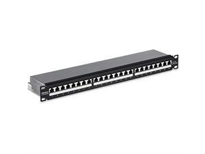 TRENDnet TC-P24C6AS 24-port Cat6A Shielded 1U Patch Panel, 1000BASE-T / 10GBASE-T Support, compatible with cat5e, cat6, cat6a, 110 or Krone type TRENDnet TC-P24C6AS 24-port Cat6A Shielded 1U Patch Panel, 1000BASE-T / 10GBASE-T Support, compatible with cat5e, cat6, cat6a, 110 or Krone type