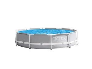 Intex 26701EH 10ft x 30in Prism Frame Above Ground Swimming Pool with Pump
