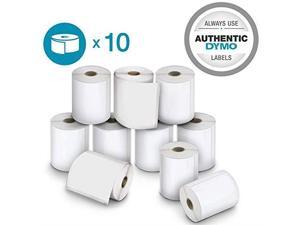 DYMO 4.00" x 6.00" White Extra-Large Shipping Permanent Self-Adhesive Label Roll - 10 / Pack