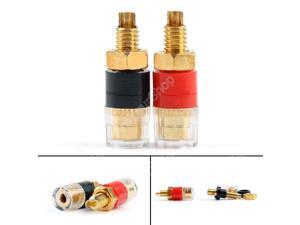 50 Pcs Copper Terminal Terminal For 4mm Banana Plug Jack Speaker Cable Amplifier  m