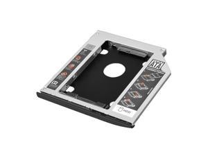 with Bezel Faceplate 2nd HDD SSD Optical bay Caddy for HP EliteBook 2530p 2540p 