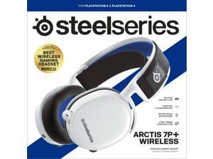 SteelSeries Arctis 7P+ (Plus) Wireless Gaming Headset for PS5/PS4 - White
