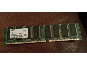 SAMSUNG 512MB 184-Pin DDR SDRAM DDR 400 (PC 3200) System Memory Model M368L6523CUS-CCC SAMSUNG 512MB 184-Pin DDR SDRAM DDR 400 (PC 3200) System Memory Model M368L6523CUS-CCC