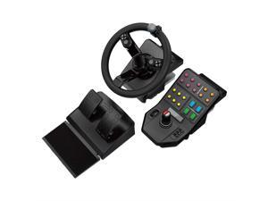Logitech G Farm Simulator Heavy Equipment Bundle (2nd Generation), Steering Wheel Controller for Farm Simulation 19 (or Older), Wheel, Pedals, Vehicule Side Panel Control Deck for PC/PS4 Logitech G Farm Simulator Heavy Equipment Bundle (2nd Generation), Steering Wheel Controller for Farm Simulation 19 (or Older), Wheel, Pedals, Vehicule Side Panel Control Deck for PC/PS4