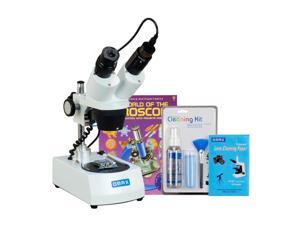 OMAX 20X-40X-80X Cordless Binocular Stereo Microscope Dual LED Lights+5MP Camera+Cleaning Pack+Book OMAX 20X-40X-80X Cordless Binocular Stereo Microscope Dual LED Lights+5MP Camera+Cleaning Pack+Book