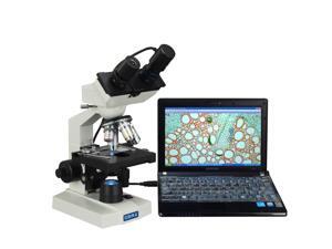 OMAX 40X-2000X Digital Lab LED Binocular Compound Microscope with Double Layer Mechanical Stage and USB Digital Camera OMAX 40X-2000X Digital Lab LED Binocular Compound Microscope with Double Layer Mechanical Stage and USB Digital Camera
