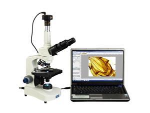OMAX 40X-2000X Trinocular Compound Siedentopf LED Microscope with 10MP Digital Camera OMAX 40X-2000X Trinocular Compound Siedentopf LED Microscope with 10MP Digital Camera