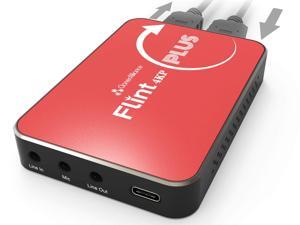 ClonerAlliance Flint 4KP Plus, 4K@60fps Passthrough, 1080p@60fps Video Capture with Mic Input, Ultra-Low Latency, Plug&Play. for Game Consoles, DSLR ClonerAlliance Flint 4KP Plus, 4K@60fps Passthrough, 1080p@60fps Video Capture with Mic Input, Ultra-Low Latency, Plug&Play. for Game Consoles, DSLR