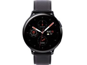 Samsung Original Galaxy Watch Active2 w/; auto workout tracking, enhanced sleep tracking analysis; STAINLESS STEEL CASE and LEATHER Band (International Model) (Black, 40mm) No LTE Samsung Original Galaxy Watch Active2 w/; auto workout tracking, enhanced sleep tracking analysis; STAINLESS STEEL CASE and LEATHER Band (International Model) (Black, 40mm) No LTE