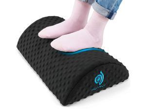 HUANUO Adjustable Foot Rest - Under Desk Footrest with 2 Optional Covers for Desk, Airplane, Travel, Ergonomic Foot Rest Cushion with Magic Tape and Massaging Micro Beads for Office, Home, Plane HUANUO Adjustable Foot Rest - Under Desk Footrest with 2 Optional Covers for Desk, Airplane, Travel, Ergonomic Foot Rest Cushion with Magic Tape and Massaging Micro Beads for Office, Home, Plane