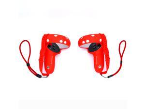 BeswinVR Silicone Protection and Grips for Quest 2 Controller- Red