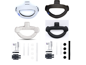 2021 BeswinVR Halo Padding Kit 3 in 1 & Power Bank Holder for Oculus Quest 2 Strap, Halo Strap and Bobo VR M2- Black and White Bundle