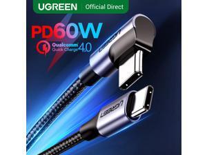 UGREEN USB Type-C to USB C Cable for Samsung S9 S8 Plus PD 60W Fast Quick Charger 4.0 USB C Cable for Macbook Pro Air USB Cord (1pcs) UGREEN USB Type-C to USB C Cable for Samsung S9 S8 Plus PD 60W Fast Quick Charger 4.0 USB C Cable for Macbook Pro Air USB Cord (1pcs)