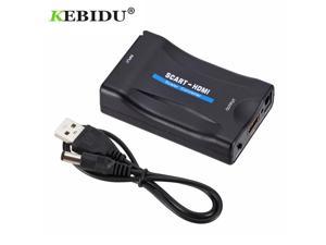 1080p Scart Connector Hdtv Scart Video Audio Upscale Converter Adapter Hd  Tv Dvd Sky Box Stb Plug Play Cable, Don't Miss Great Deals