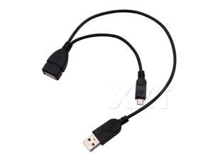Micro USB Male to USB A Male Female Adapter Cable for SAMSUNG for SONY Y Splitter OTG Cable