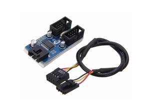 9Pin Card HUB Interface Adapter Desktop Connector Port Multiplier Splitter Accessories 1 To 2 Motherboard USB Extension Cable 9Pin Card HUB Interface Adapter Desktop Connector Port Multiplier Splitter Accessories 1 To 2 Motherboard USB Extension Cable
