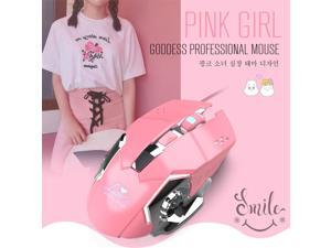 Raton Bright Wired Girl Gaming Mouse Mechanical Gamer Mice 3200DPI for PUBG USB Computer Mouse Gamer Mice trackballs Raton Bright Wired Girl Gaming Mouse Mechanical Gamer Mice 3200DPI for PUBG USB Computer Mouse Gamer Mice trackballs