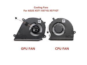 Computer CPU GPU Fans Cooling for ASUS VivoBook X571G X571GT RX571GT FX571GT NX571GT K571 F571G F571GD GT Themal VGA Fan Cooler