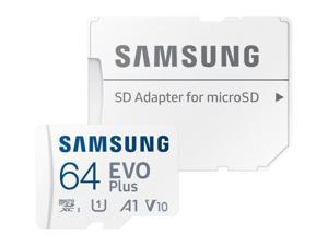 Samsung 64GB EVO Plus UHS-I microSDXC 130MB/s Memory Card with SD Adapter
