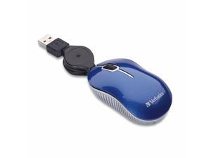 Verbatim 98616 Go Mini Travel Commuter Series Accs Usb 2.0 Optical Mouse Blue