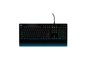 Logitech G213 Gaming Keyboard with Dedicated Media Controls Backlit Keys, Spill-Resistant and Durable Design Logitech G213 Gaming Keyboard with Dedicated Media Controls Backlit Keys, Spill-Resistant and Durable Design