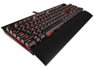 Corsair Gaming K70 LUX Mechanical Keyboard Backlit Red LED Cherry MX Red CH-9101020-NA