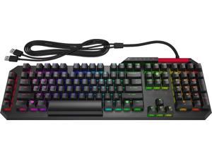 HP - OMEN by HP Sequencer Wired Gaming Optical-mechanical Blue Switch Keyboar